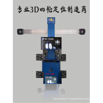 Instrument de positionnement à quatre roues de camion 3D